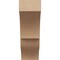 Ekena Millwork 12"W x 24"D x 36"H Classic Asheboro Rough Cedar Woodgrain TimberThane Corbel, Primed Tan CORUR12X24X36ASHRCPR - alternate 2